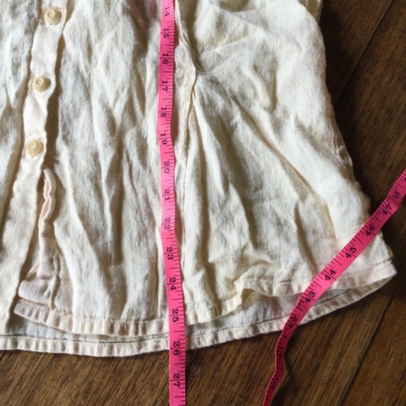 Flax 100% Linen button up shirt MEDIUM - Picture 10 of 14